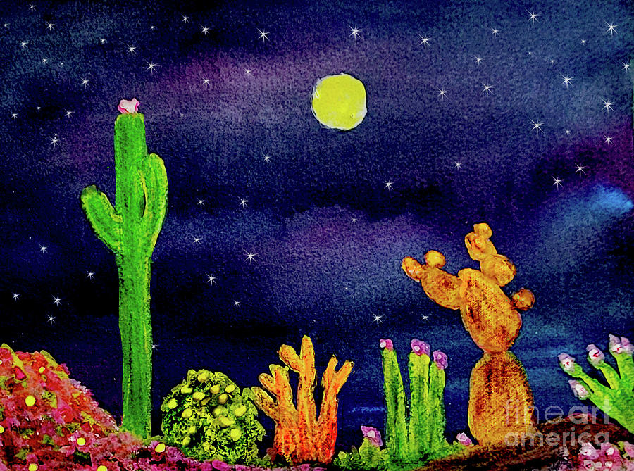 Phoenix Painting - Dancing in the Moonlight by Patricia Kilian