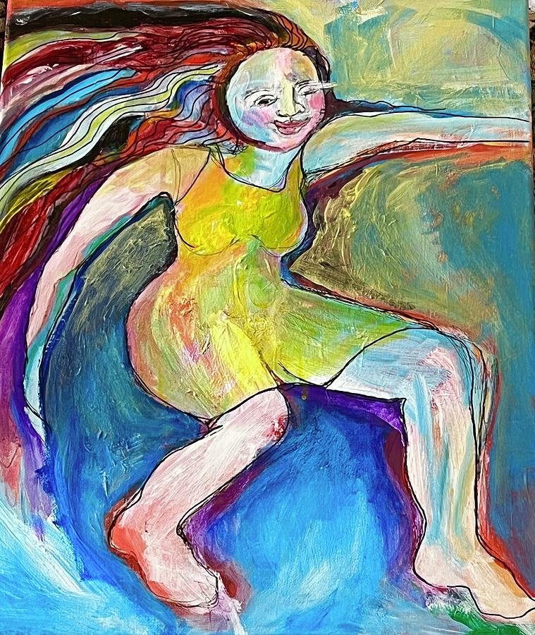 Dancing in the Sunlight Mixed Media by Rosalinde Reece