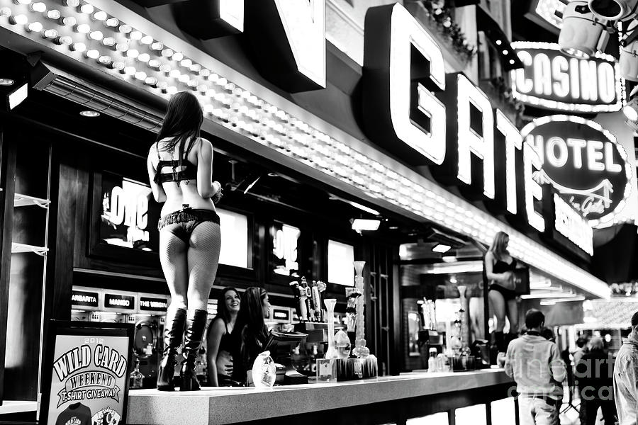 Las Vegas Photograph - Dancing on the Bar in Las Vegas by John Rizzuto