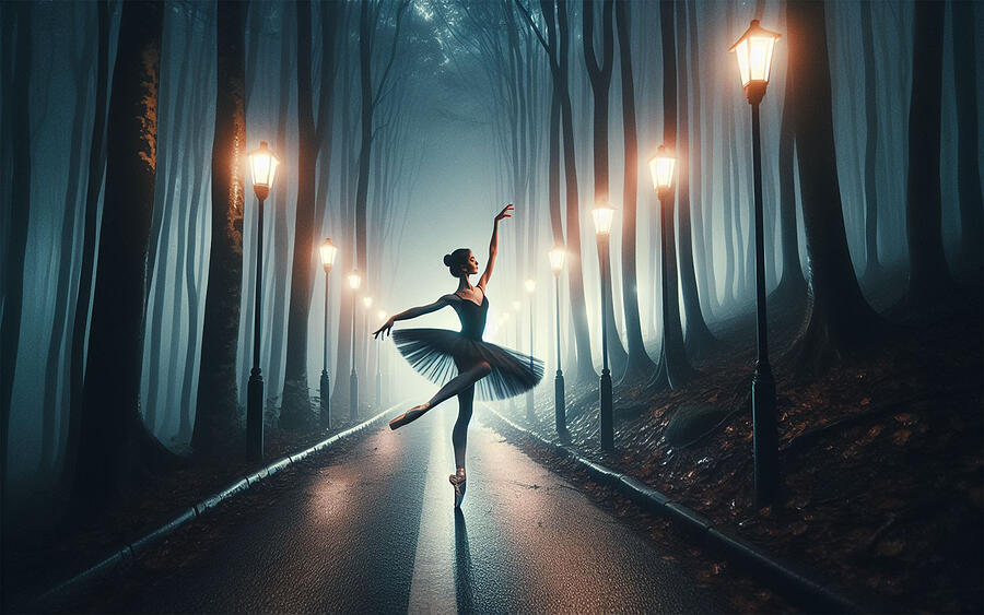 Ballet Dancer Photograph - Dancing on the Path by Bill Cannon