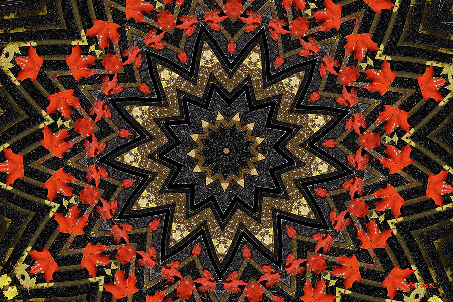 make kaleidoscope image appear on wall