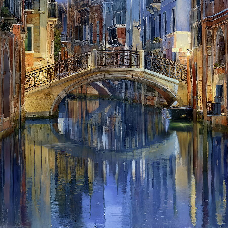 Dancing Shadows - The Enchantment of Venice Mixed Media by Russ Harris Dancing Shadows - The Enchantment of Venice Mixed Media by Russ Harris