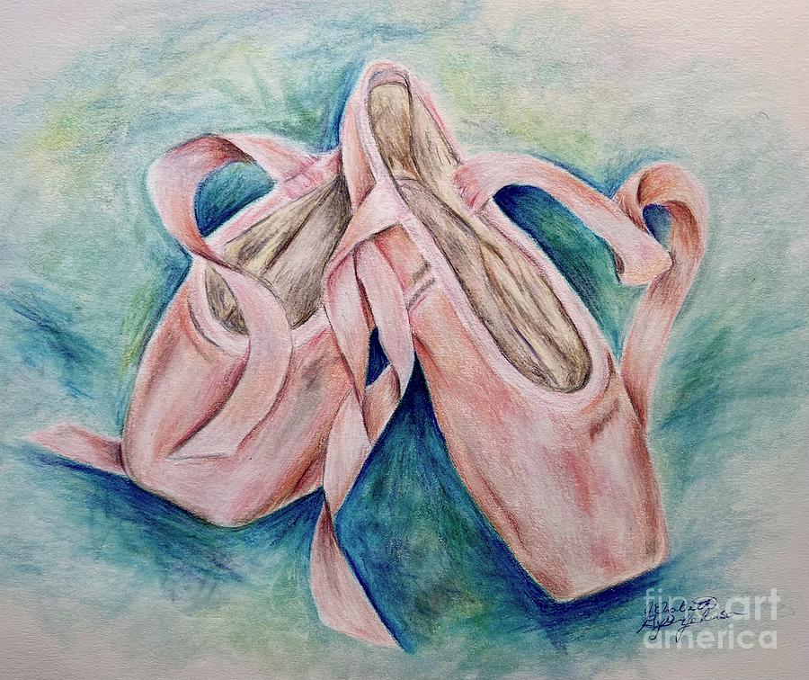 Dancing Shoes Drawing by Elizabeth Gyles Johnson