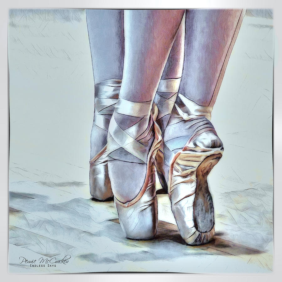 Dancing Shoes Digital Art by Pennie McCracken - Endless Skys