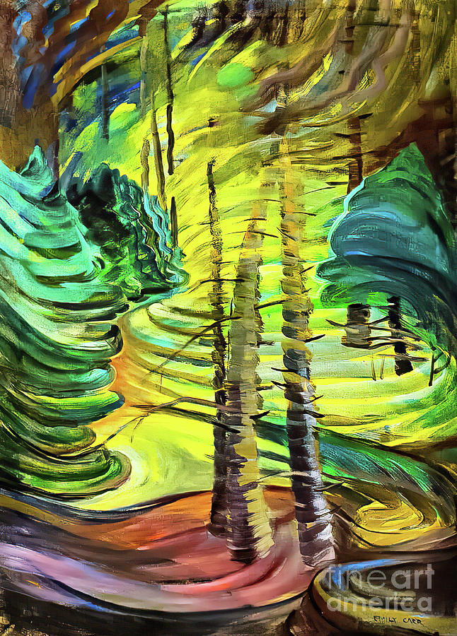 Dancing Sunlight by Emily Carr 1937 Painting by Emily Carr