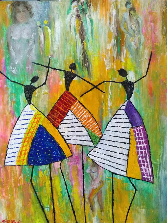 Dancing to the tune of life Painting by Priyaranjan Dash - Fine Art America