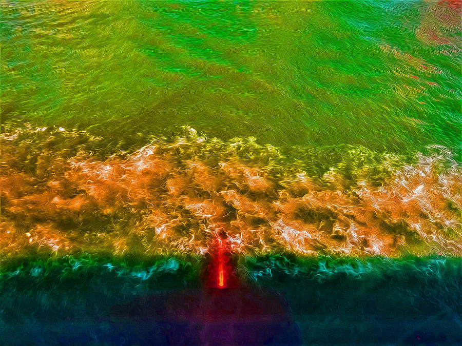 Dancing Waters 3 Autumn Burst Digital Art by Aldane Wynter