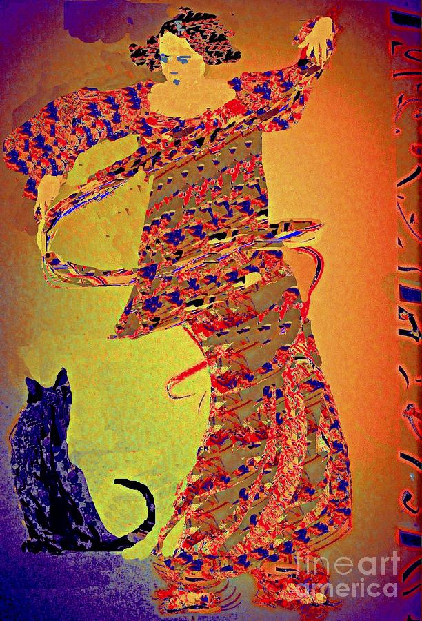 Dancing with Cats Digital Art by Nancy Kane Chapman