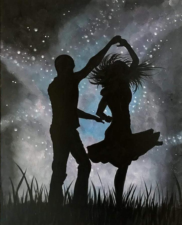 Dancing With Stars Painting By Michele Thomson - Fine Art America