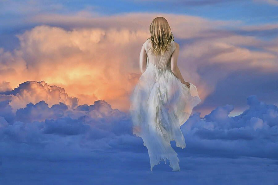 Sunset Photograph - Dancing With the Clouds by Marilyn MacCrakin