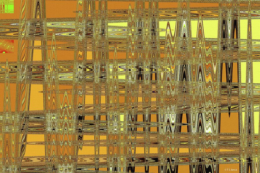 Dandelion Abstract 5025t Digital Art by Tom Janca