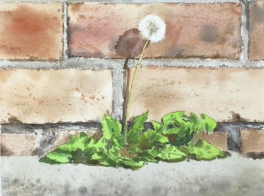 Nature Painting - Dandelion by Nie Chou