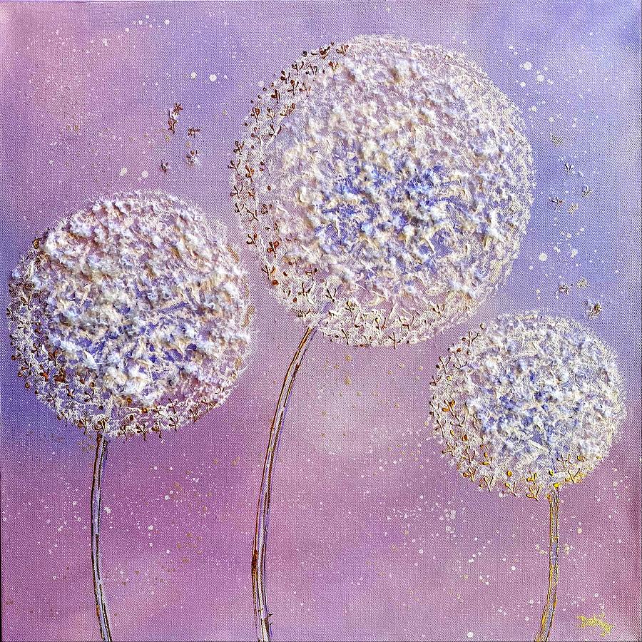 Dandelion Wishes Painting