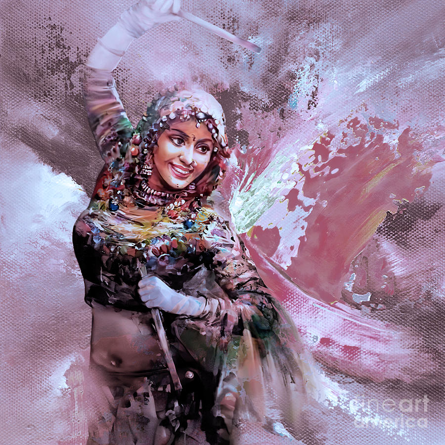 Dandia Raas Painting by Gull G