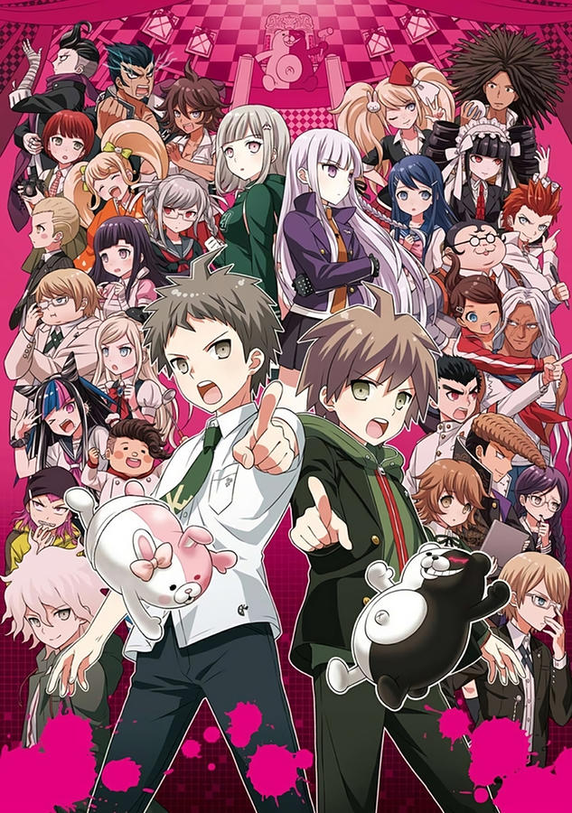 Dangan Ronpa All Character Digital Art By William Stratton