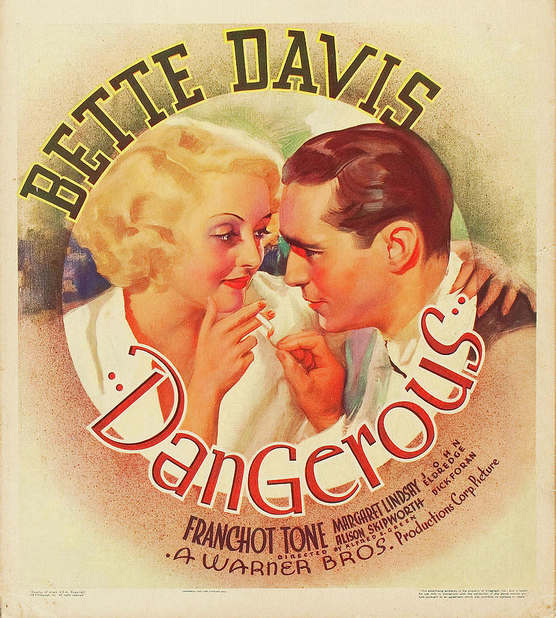 DANGEROUS -1935-, directed by ALFRED E. GREEN. Photograph by Album