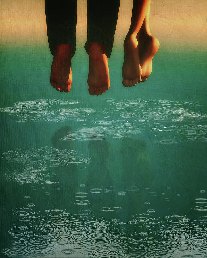 Dangling feet Digital Art by Jan Keteleer