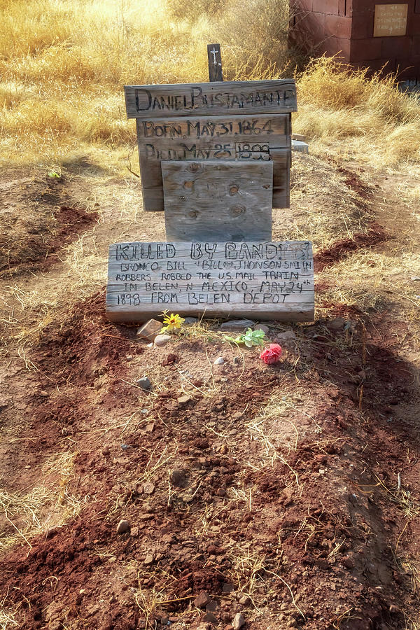 Daniel Bustamante Grave - Riley NM Ghost Town Photograph by Susan Rissi Tregoning