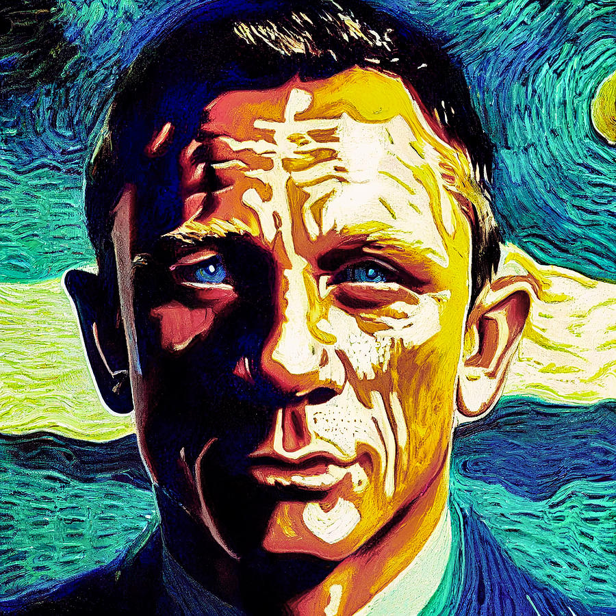 Daniel Craig 007 - v2 Digital Art by Craig Boehman