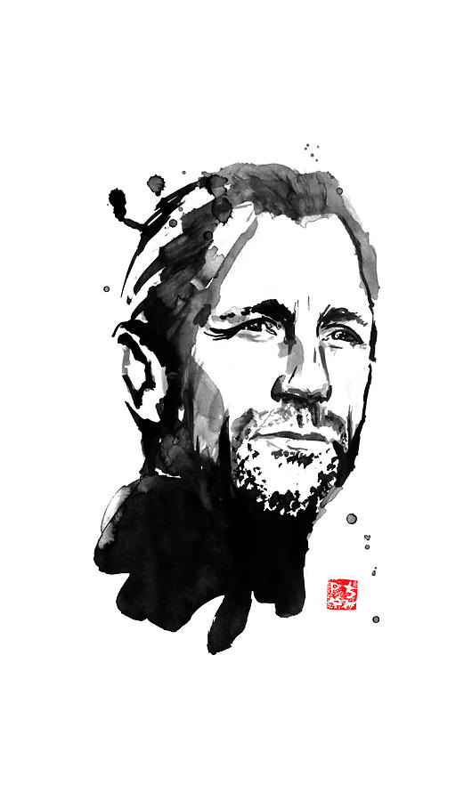 Daniel Craig Painting - Daniel Craig by Pechane Sumie