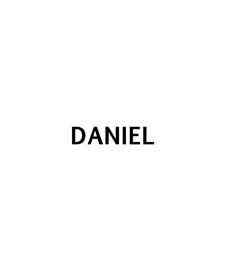 Daniel Name Text Tag Word Background Colors Digital Art by Queso ...