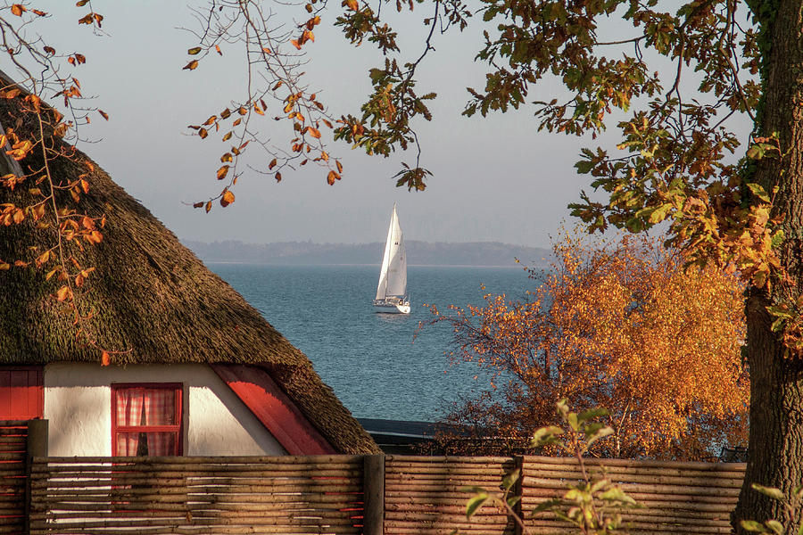 Danish Autumn Sea View Photograph by Kim Lessel