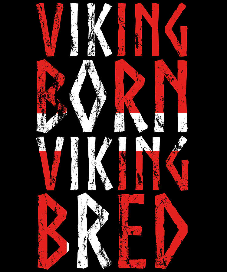 Danish Viking Viking Born Viking Bred stars Painting by Saunders ...