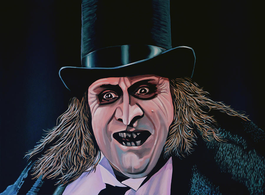 Danny de Vito as the Pinguin Painting Painting by Paul Meijering