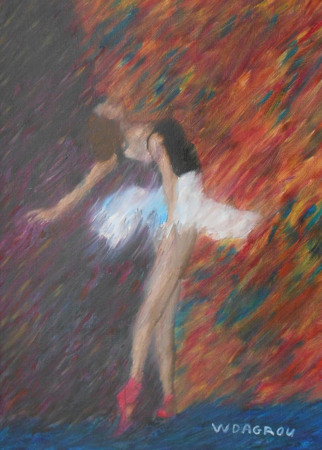 Danseuse classique Poster Painting by Sophia Roxanne - Fine Art America