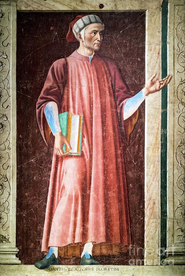 Dante by Andrea Del Castagno 1449 Painting by Andrea Del Castagno - Pixels