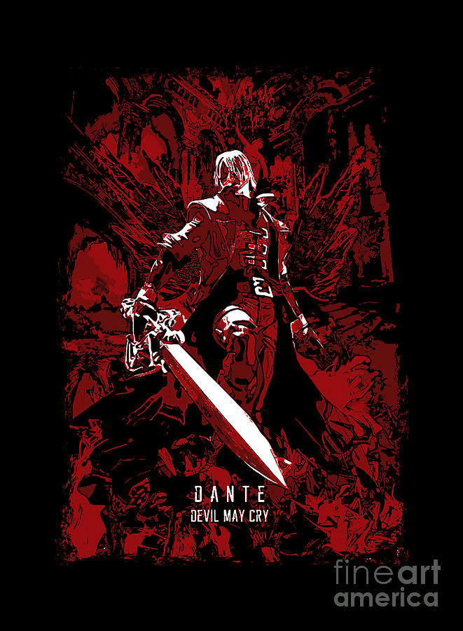 dante (devil may cry and 1 more) drawn by rx_hts