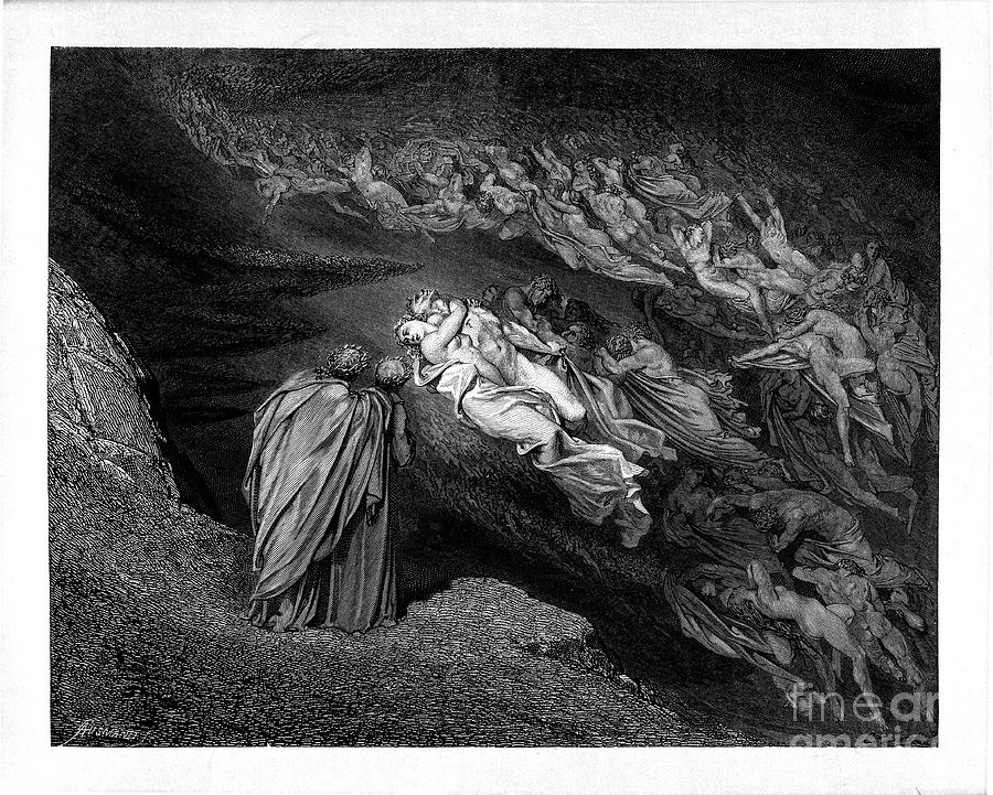 Dante Inferno by Dore t22 Photograph by Historic illustrations