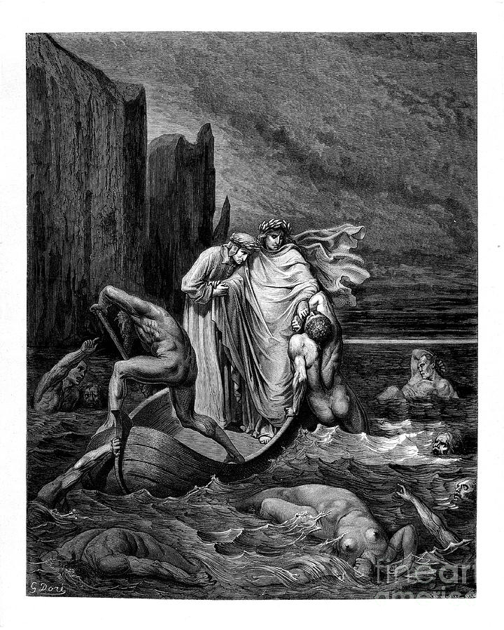 Dantes Inferno Engraving Stock Illustration - Download Image Now - Inferno,  Dante - Italian Poet, Hell - iStock