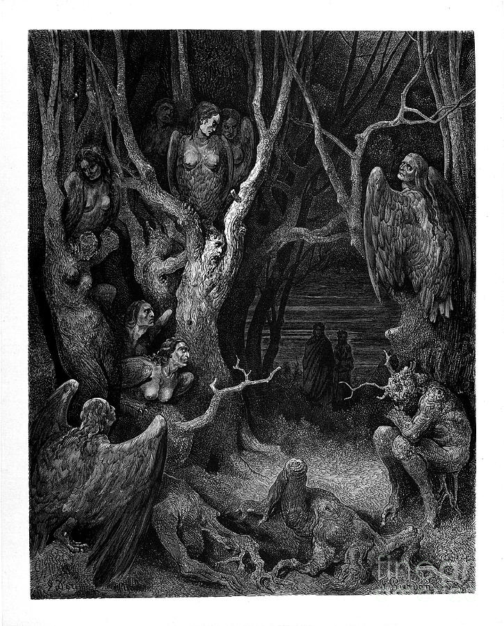 Dante Inferno by Dore t22 Photograph by Historic illustrations | Fine ...