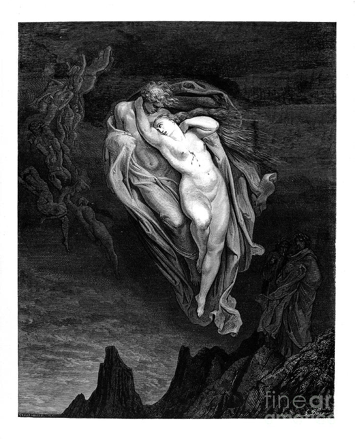 Dante Inferno by Dore t3 Photograph by Historic illustrations