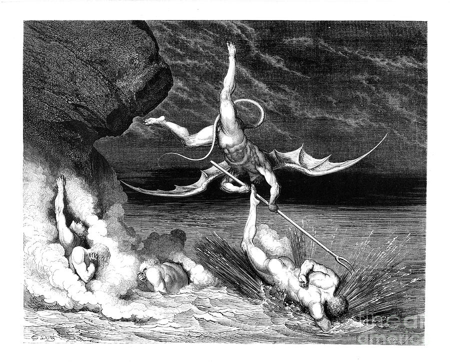 Dante Inferno by Dore t39 Photograph by Historic illustrations - Fine ...