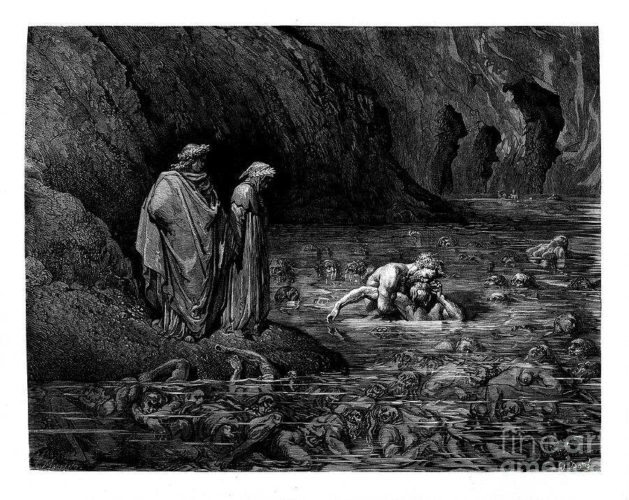Dante Inferno by Dore t59 Photograph by Historic illustrations - Fine ...