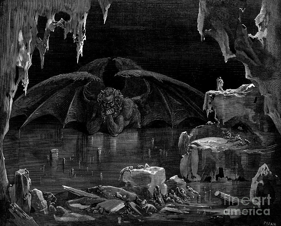 Dante Inferno by Dore z6 Photograph by Historic illustrations