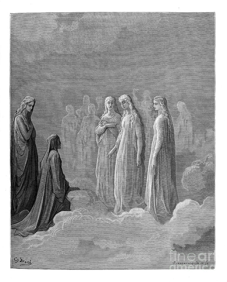 Dante Paradise by Gustave Dore u1 Photograph by Historic illustrations