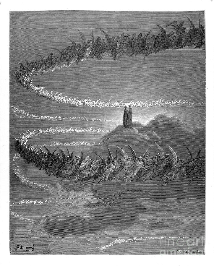 Dante Paradise by Gustave Dore u10 Photograph by Historic illustrations