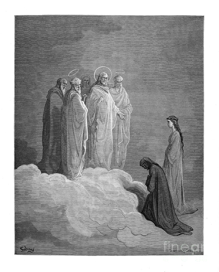 Dante Paradise by Gustave Dore u13 Photograph by Historic illustrations