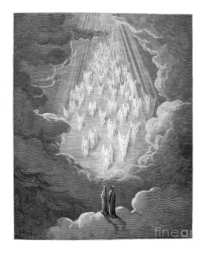 Dante Paradise by Gustave Dore u15 Photograph by Historic illustrations