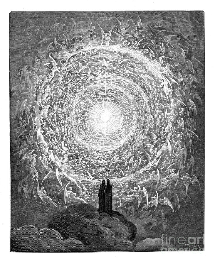 Dante Paradise by Gustave Dore u16 Photograph by Historic illustrations