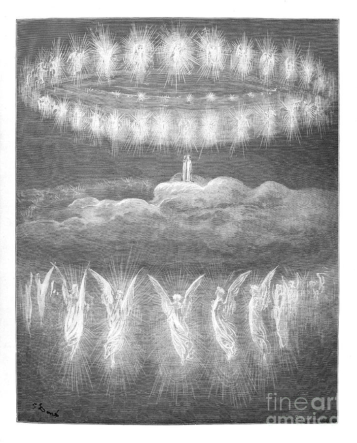 Dante Paradise by Gustave Dore u2 Photograph by Historic illustrations