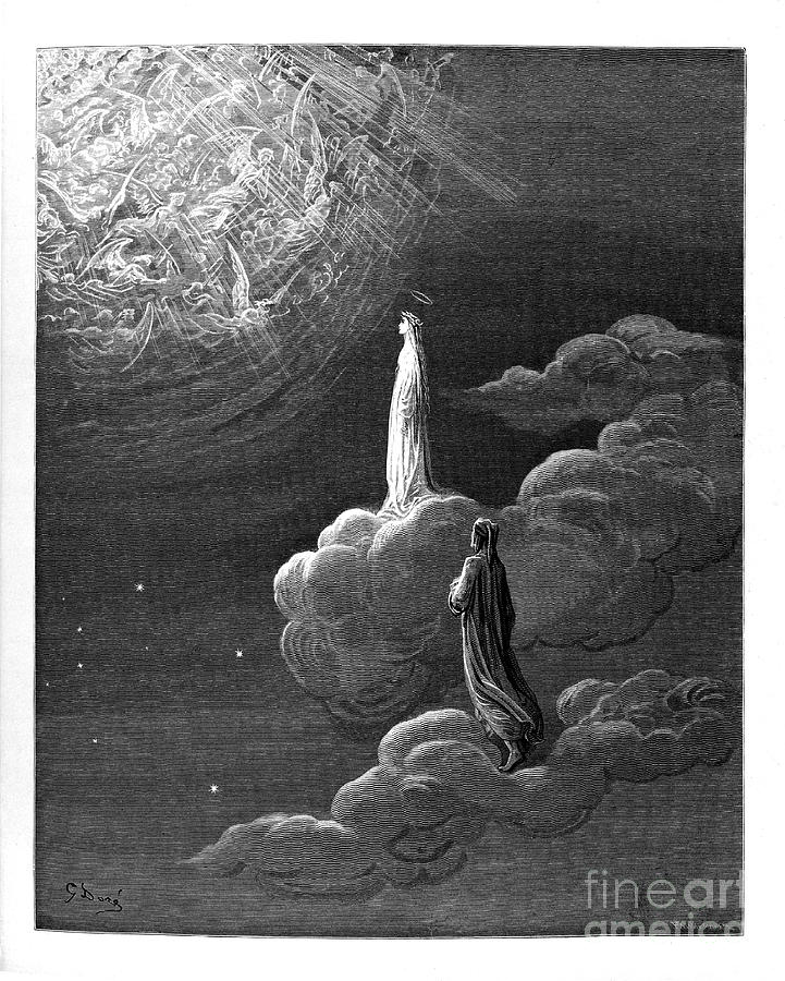 Dante Paradise by Gustave Dore u3 Photograph by Historic illustrations