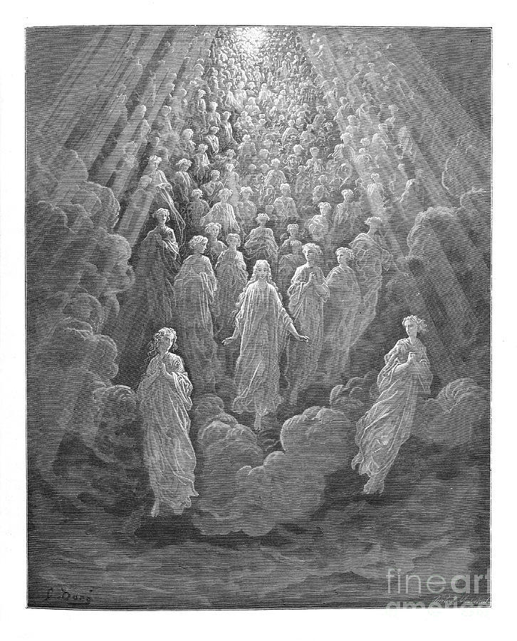 Dante Paradise by Gustave Dore u5 Photograph by Historic illustrations