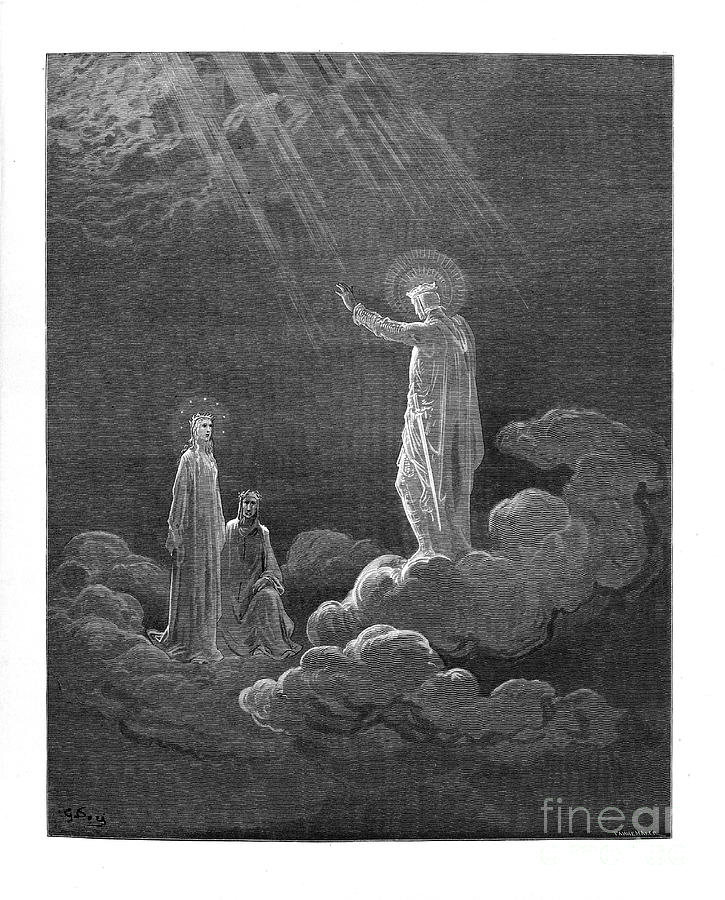Dante Paradise by Gustave Dore u6 Photograph by Historic illustrations