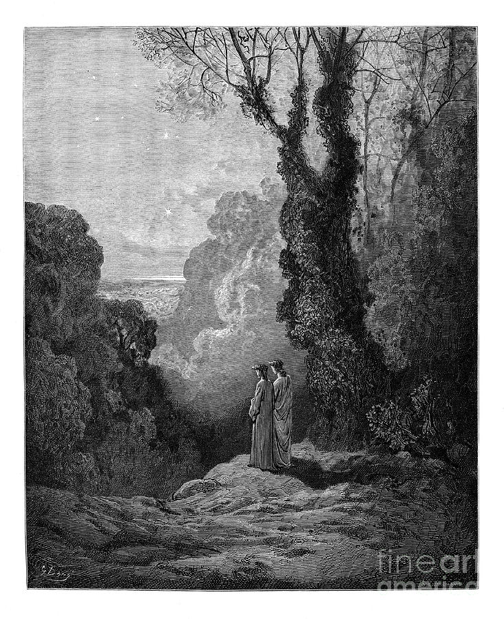 Dante Purgatory by Gustave Dore u4 Photograph by Historic illustrations ...