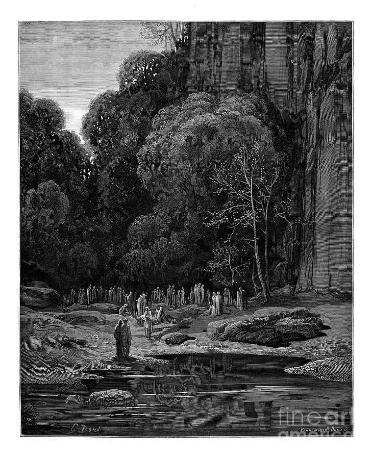 Gustave Dore Photograph - Dante Purgatory by Gustave Dore u8 by Historic illustrations