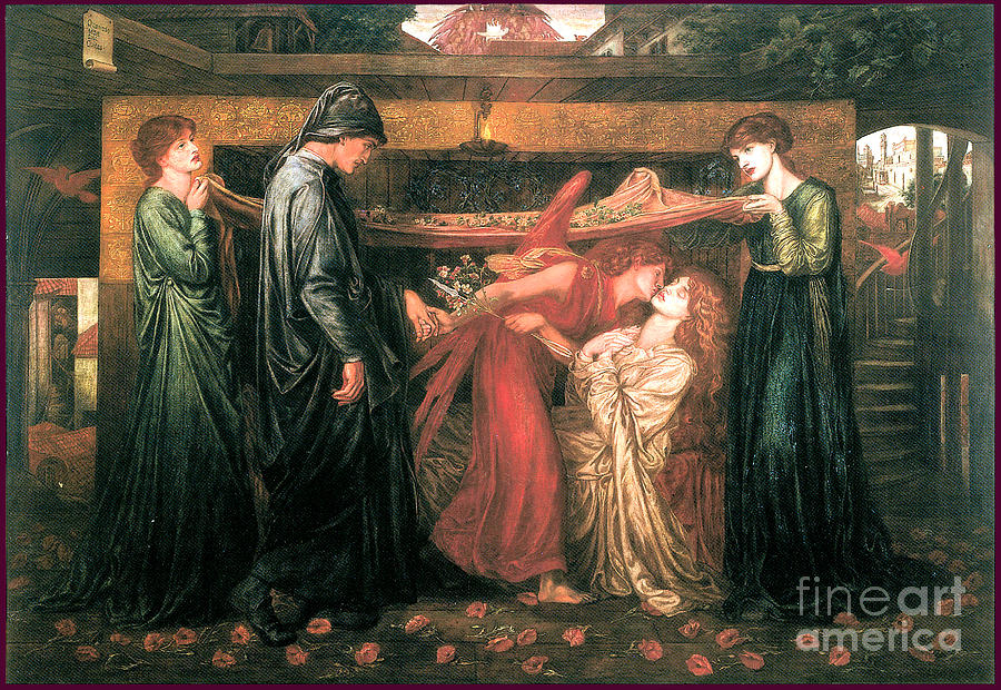 Dantes Dream At The Time Of Death Of Beatrice Painting